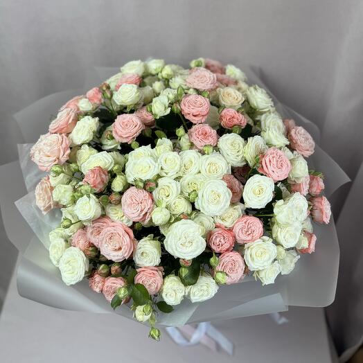 31 кустовая пионовидная роза, Бомбастик🥰