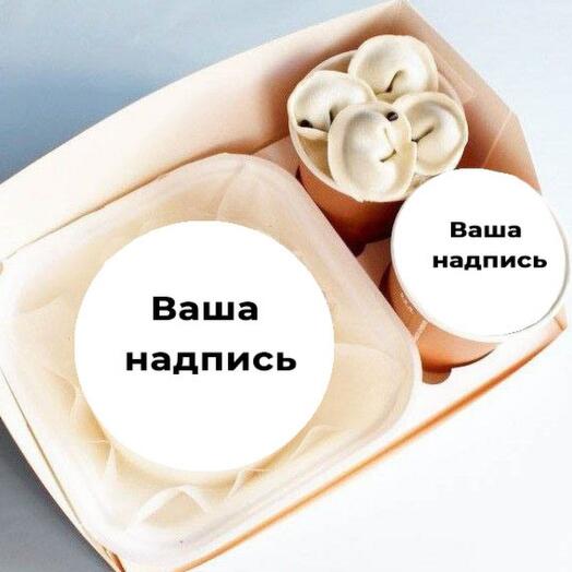 Бенто торт и трайфлы в подарок мужчине, папе, парню