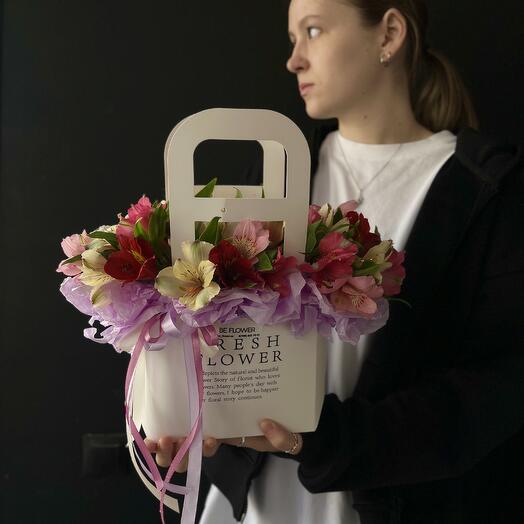 Сумка с АЛЬСТРОМЕРИИ 🌸
