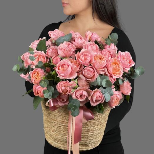 Букет «Джульетта в корзине