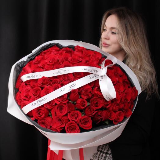 Букет из 101 розы