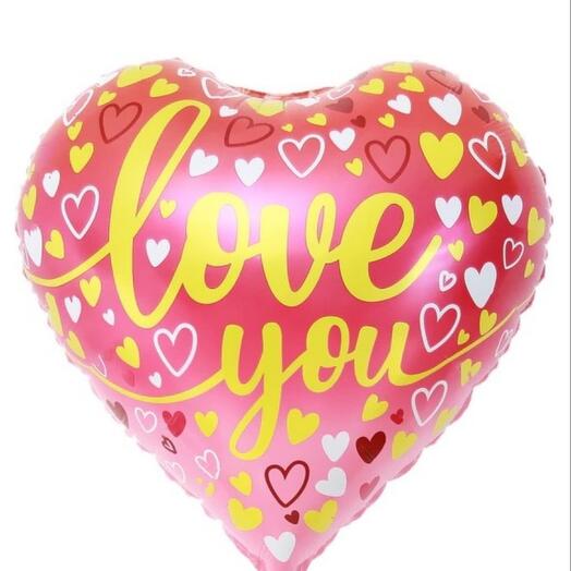 Шар сердце Love you