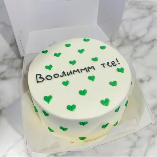 Bento Cake Honey Cake Hearts "Volim tee"