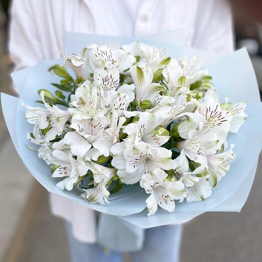 White alstroemeria