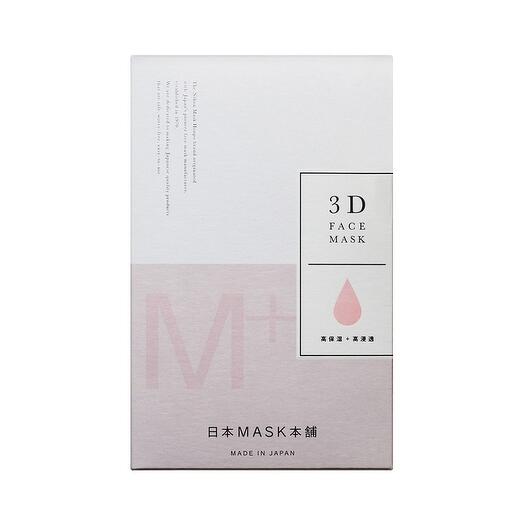 НИХОН ТКАНЕВАЯ 3D-МАСКА "ИНТЕНСИВНОЕ УВЛАЖНЕНИЕ" ДЛЯ СУХОЙ КОЖИ (5ШТ)/NIHON MASK HONPO MOISTURE PLUS 3D MASK