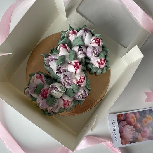 Зефирный торт-цифра с ягодной начинкой  🎂 в день рождения малыша, годовщина свадьбы, подарок для сына