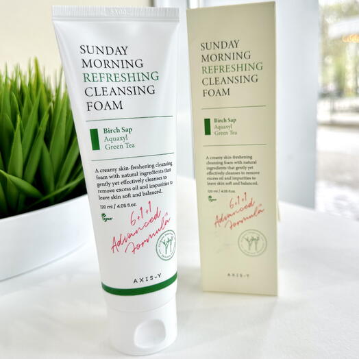 Мягкая освежающая для умывания AXIS-Y Sunday Morning Refreshing Cleansing Foam