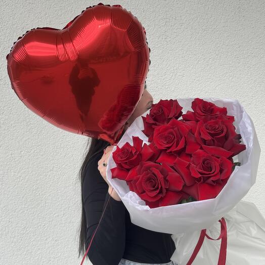 Комбо французкие розы и шарик ♥️