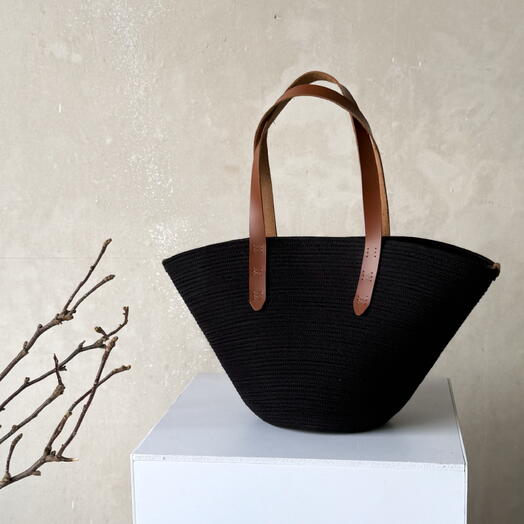 Сумка "AURORA", Сумка шоппер из хлопкового шнура