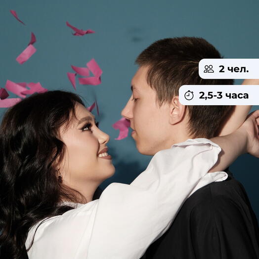 Любовь в каждом кадре. Фотосессия в студии для двоих