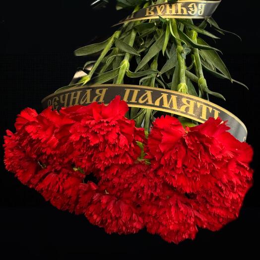 Букет из гвоздики