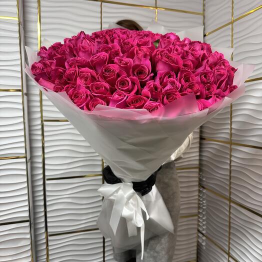 Роза 101 шт Pink 🩷🩷🩷