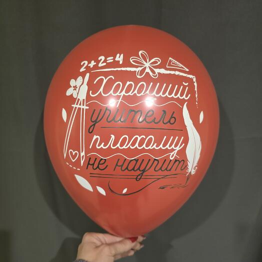 Шар "Хороший учитель ,плохому не научит "