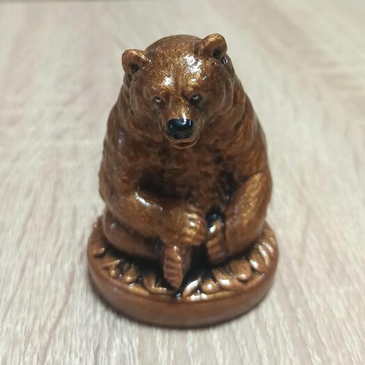 Скульптура медведь малый