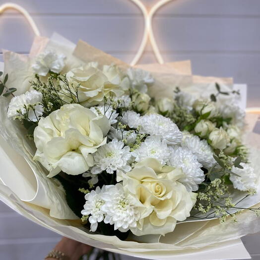 Букет белая роскошь