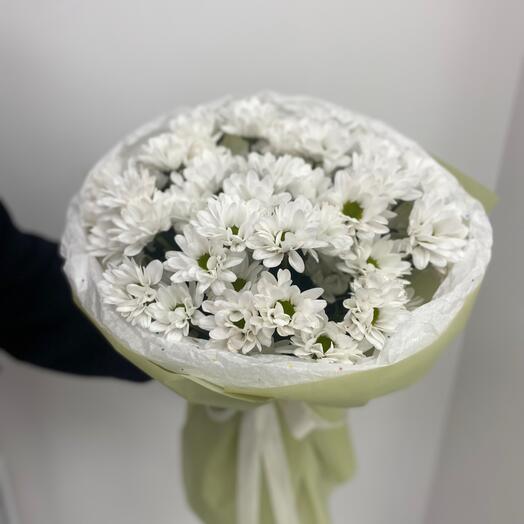 😍 Круглый букет из Ромашковой хризантемы