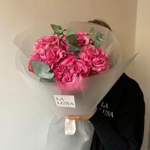 Монобукет из 5 роз Кантри Блюз