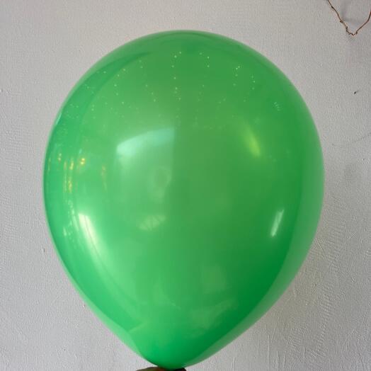Шар с гелием ярко-зеленый