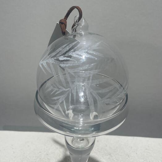 Шар стеклянный прозрачный