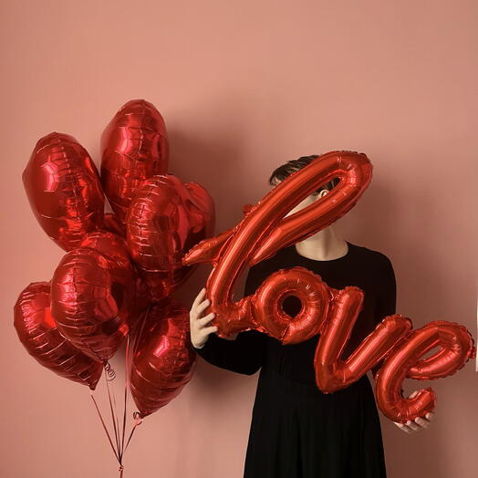 Набор шаров Love