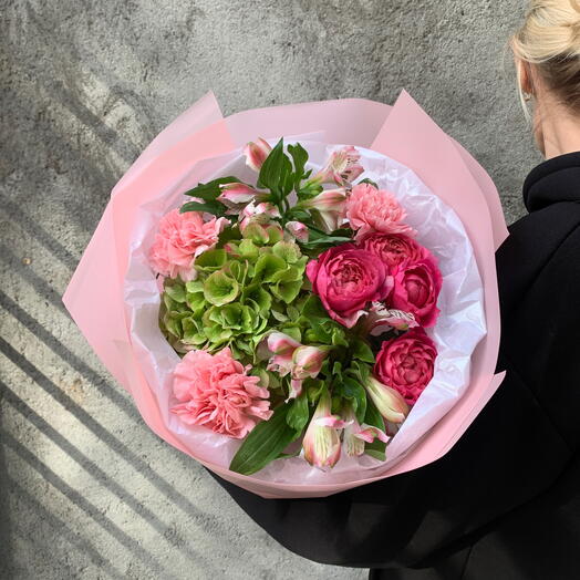 Bouquet Lady with hortenzija
