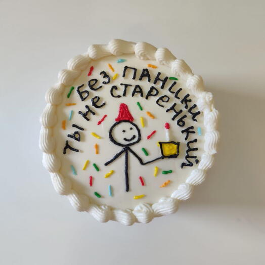 Бенто торт "Без паники..."