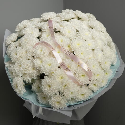 Моно-букет из хризантем