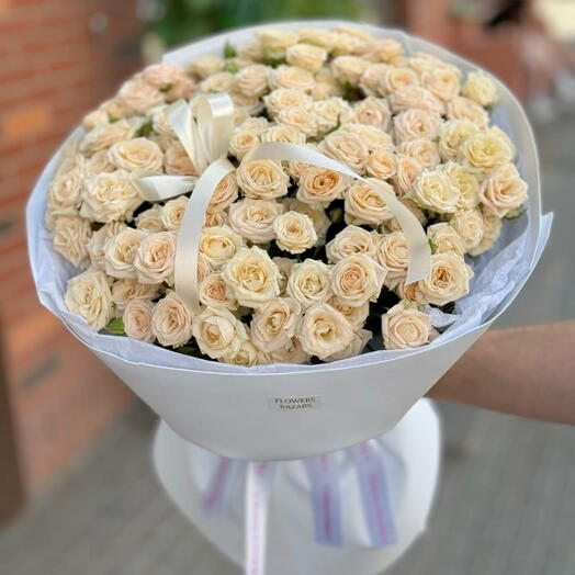 Букет Кустовых роз 😍🤍
