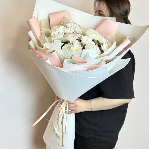 Букет «Гигант» из кустовой хризантемы 💐