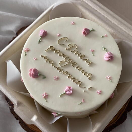 Бенто «С днем рождения, мамочка!»+ подарок от Vivienne Sabo — румяна MACARON