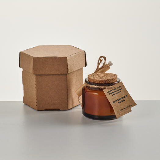 «Богемская роза» парфюмерная эко-свеча