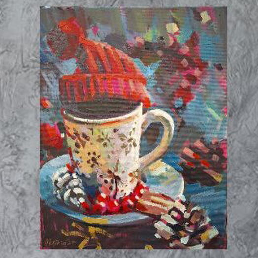 Картина «Время согреться» художника Оксана Бурякова