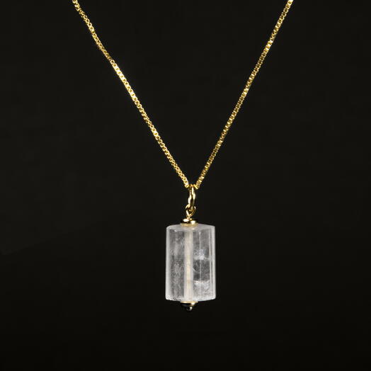 Подвеска, кулон Нисса Горный хрусталь 14K (PEN1006)