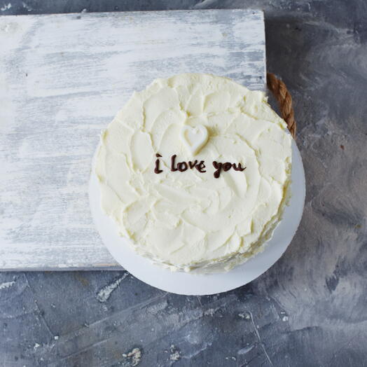 Торт на годовщину I love you