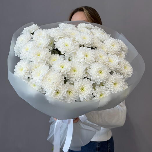 Букет из 11 кустовых хризантем