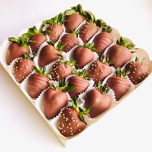 Fresas cubiertas de chocolate