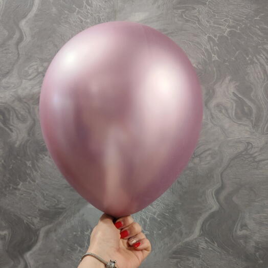 Шар гелиевый, фиолетовый, металлик