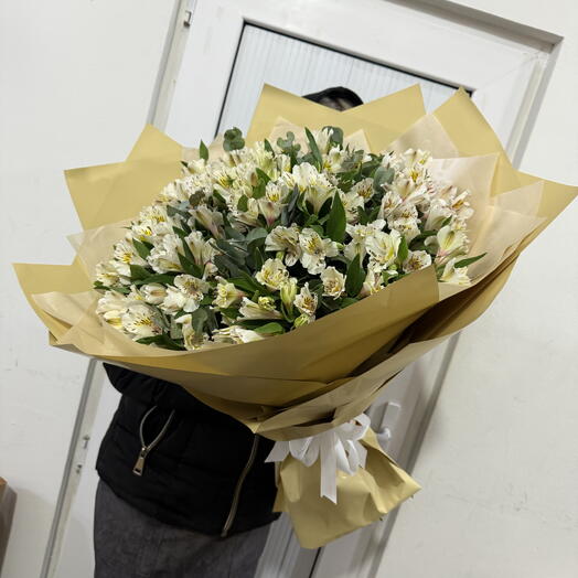 Альстромерия белая