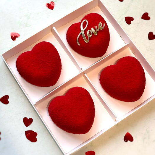 Муссовые сердечки