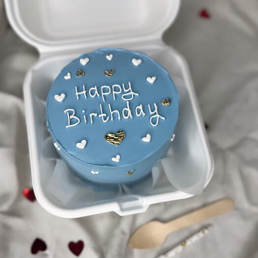 Бенто торт happy birthday с днём рождения в подарок с юбилеем