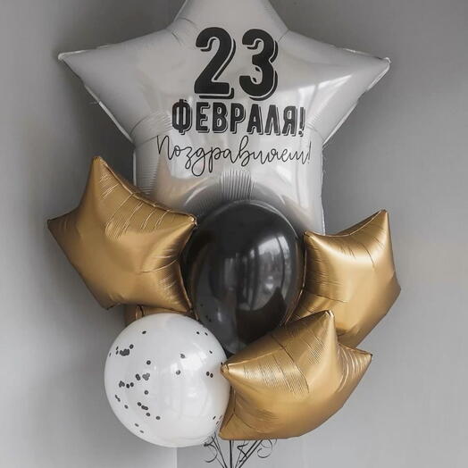 Набор шаров с 23 февраля