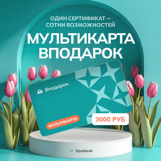 Мультикарта электронная Вподарок на 3000