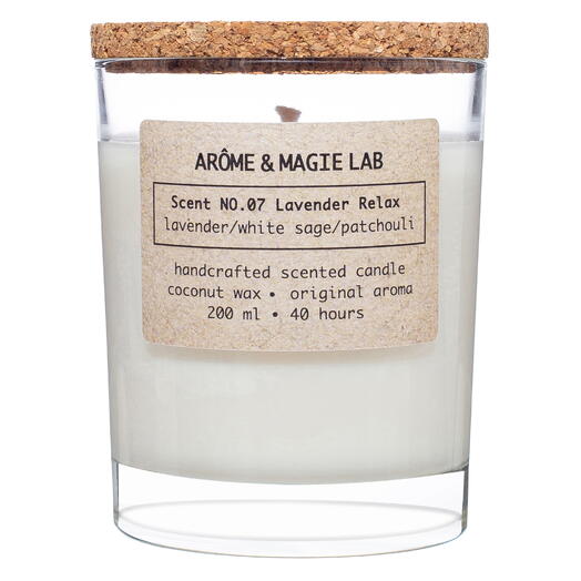 Свеча NO.07 Lavender Relax (Лаванда Релакс) AROME MAGIE LAB ароматическая 200 мл