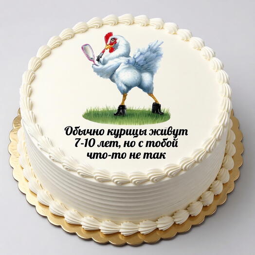 «Торт 1,5 кг с шуткой и курицей — СПб»