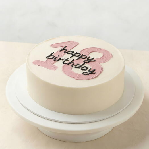 Бенто-торт на день рождения "happy birthday 18" 1 кг
