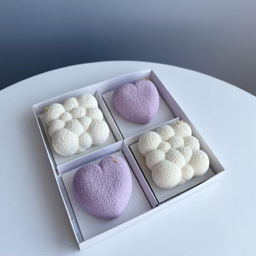 Набор муссовых пирожных 4 шт