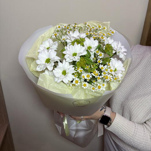 Букет-мини "Ромашки-милашки"💛