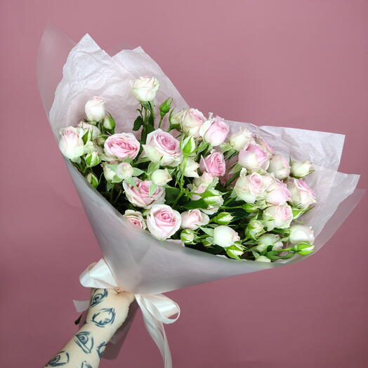 Милый букет-комплимент для самых нежных🌸