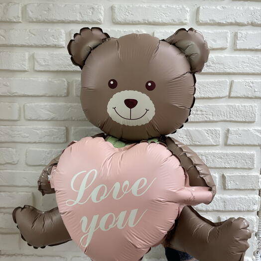 🐻Шар Мишка с сердцем