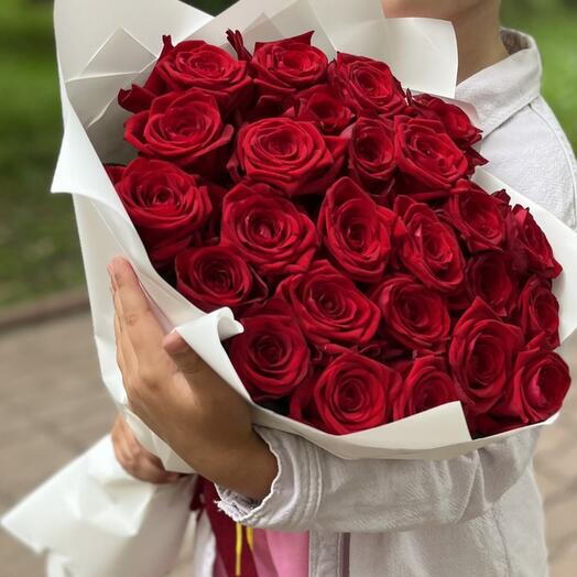 Букет красные розы 🌹